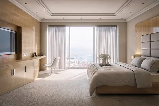 hotel bed
