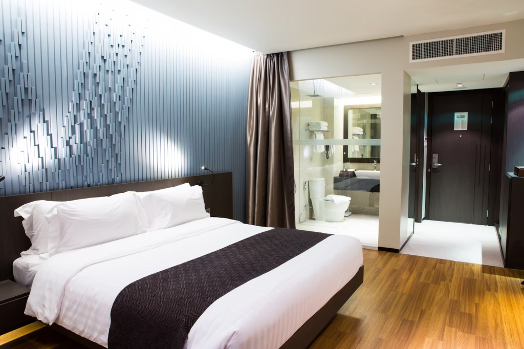 hotel bed
