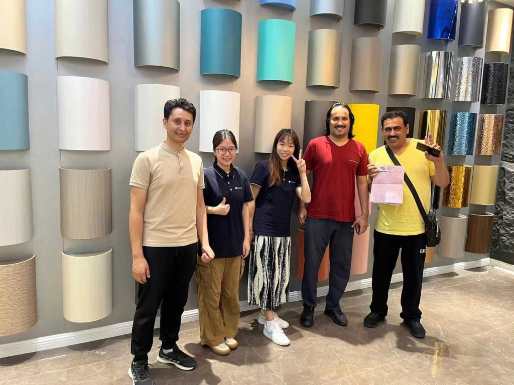 wall panel showroom custom photo