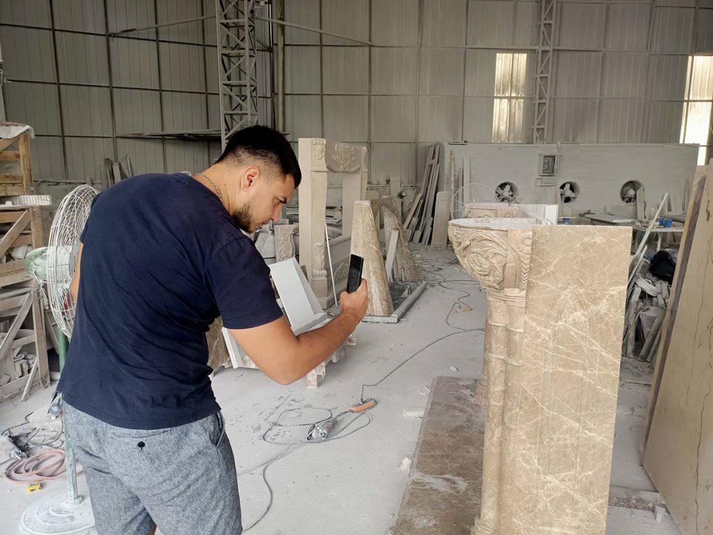 Stone manufacturer Customer Inspection