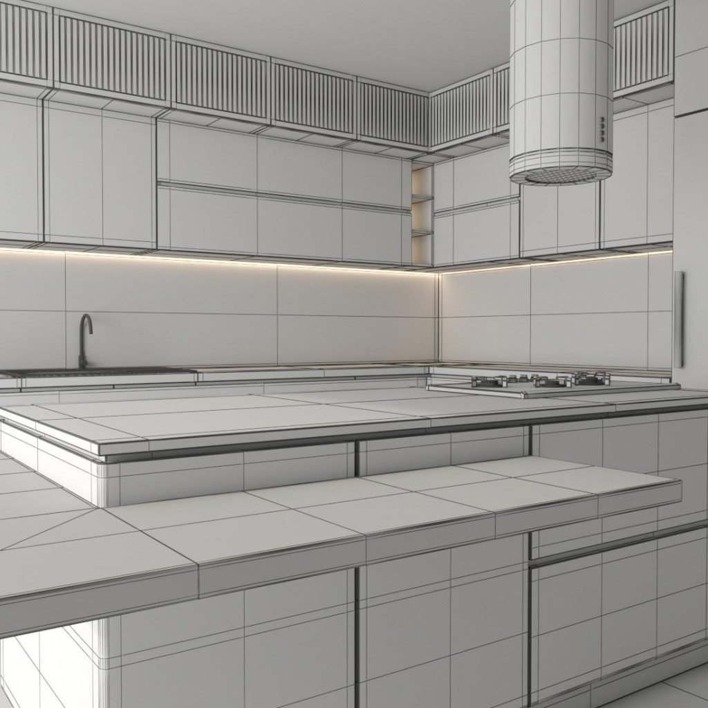 Dark Green Kitchen Cabinet From China