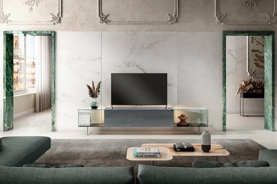 glass TV cabinet