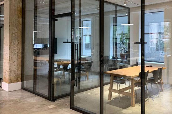 metting room swing doors