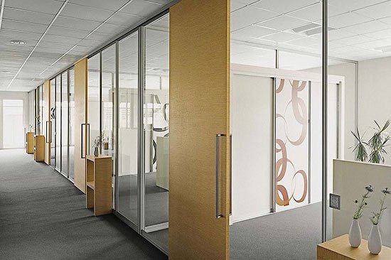 office swing door