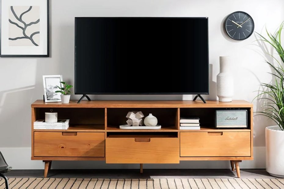 solid wood TV cabinet