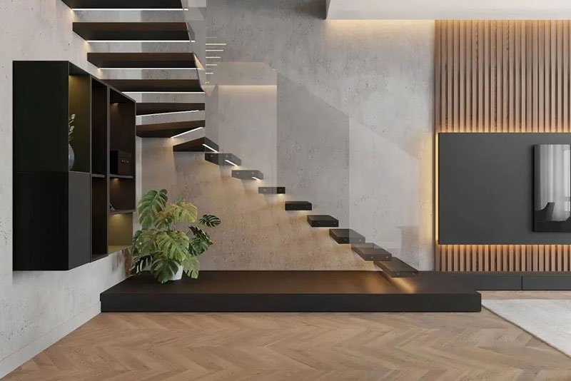 what is floating staircase