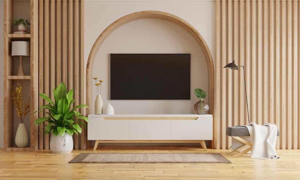 Curved Wood Modern Home Decor
