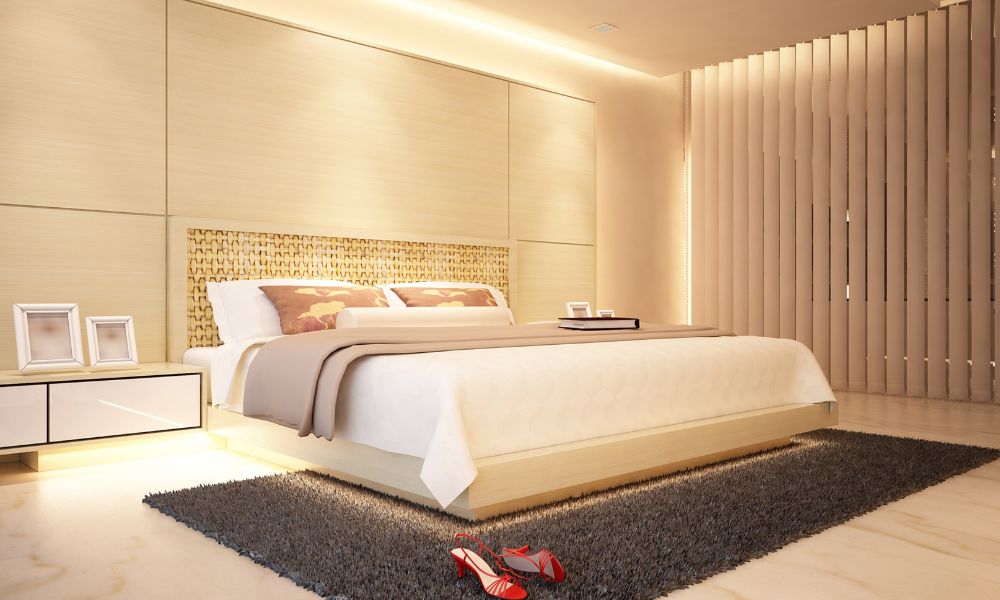 Minimalist Technology in the Master Bedroom