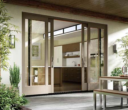 4 Panels Patio Slidding Door Style