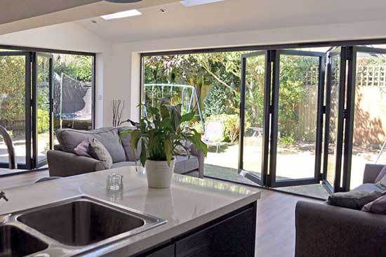 Balcony or Terrace Folding Door