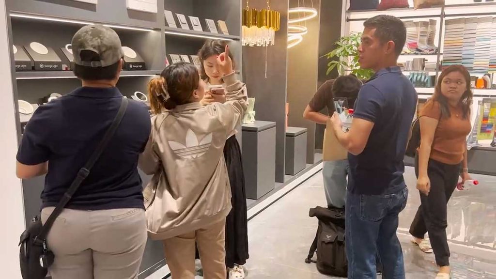 Philippines Building Materials Sourcing lighting showroom