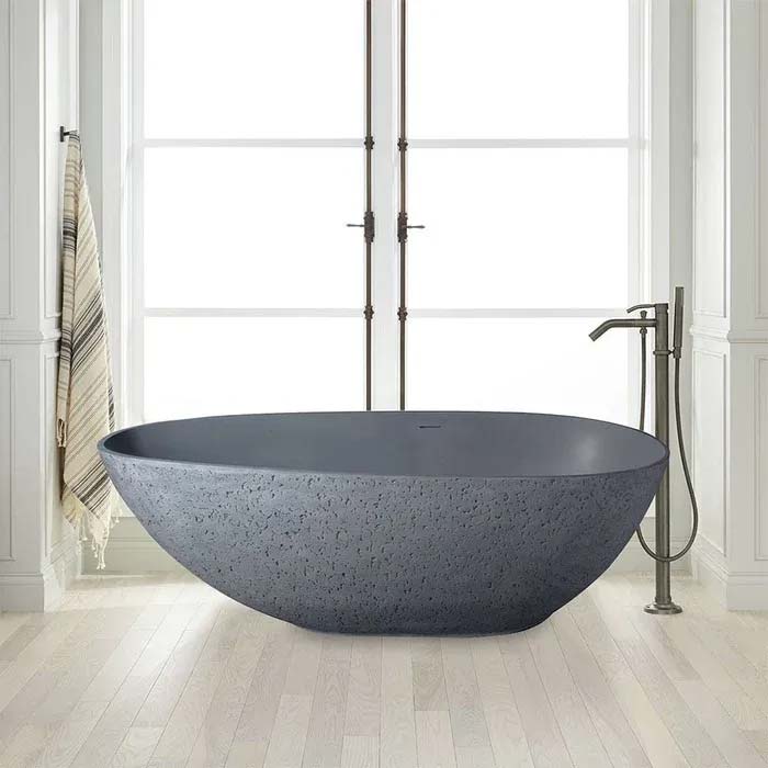Freestanding-stone-bathtub
