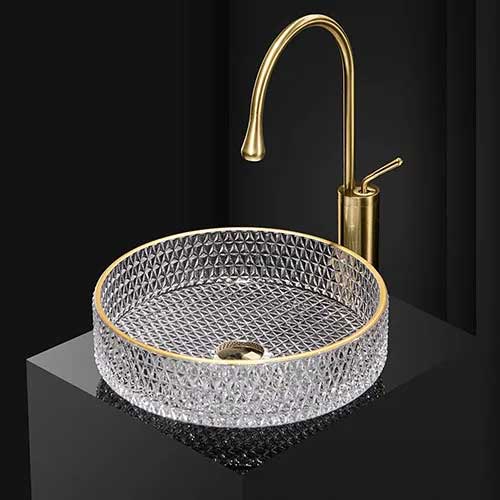 Bathroom-glass-basin