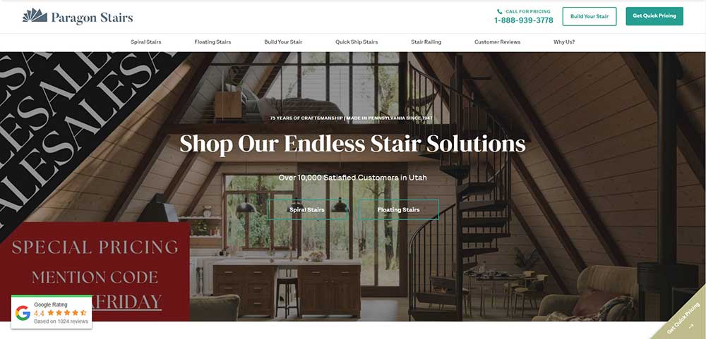 Paragon stairs
