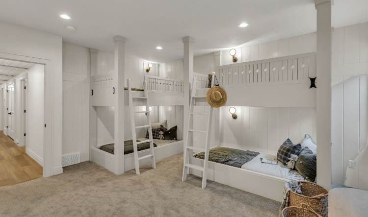 White Loft Beds Designs