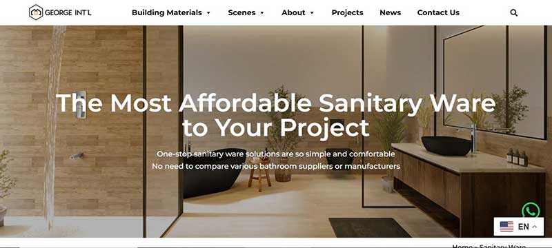 George Intl sanitary ware