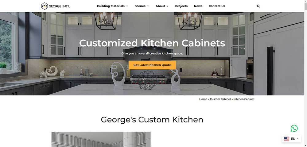 George intl kitchen cabinet manufacturer