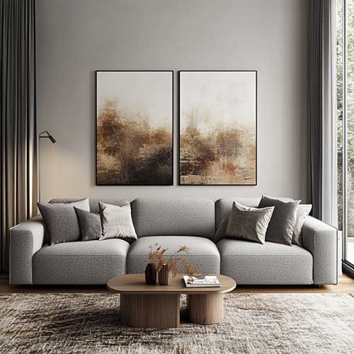 Gray sofa