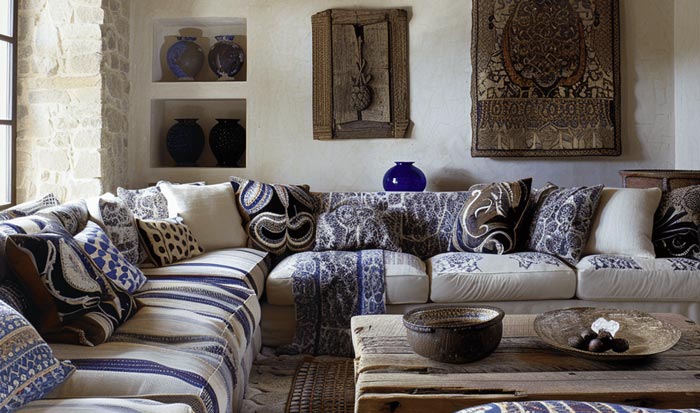 Layered-Rugs-Mediterranean-living-room