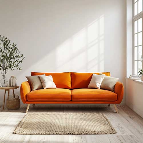 Orange Sofa