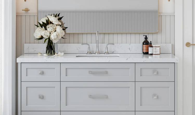 Bathroom Vanity with Built-In Drawers (1-4 Drawers)