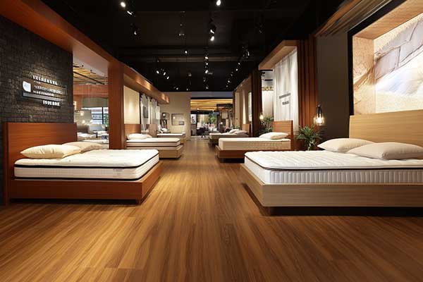 Beds with diverse materials