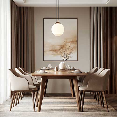 Brown Dining Table