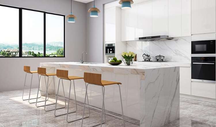 White Kitchen Cabinet From China