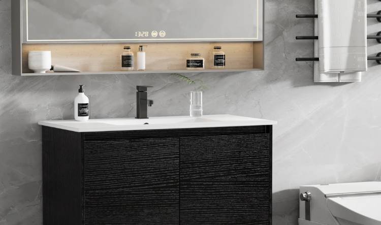 Industrial Metal Bathroom Vanity