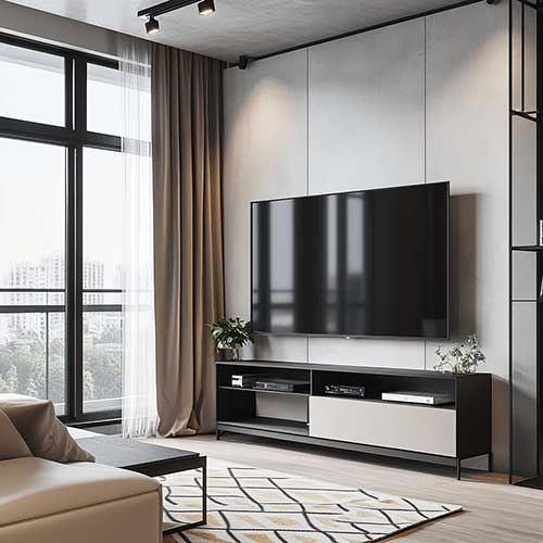 Metal TV stand in China