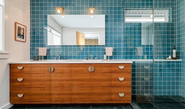 Mid-Century Modern Bathroom Vanity