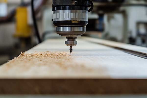 Precision wood cutting with CNC machines