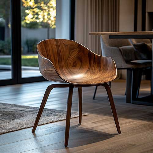 Wood chair in China