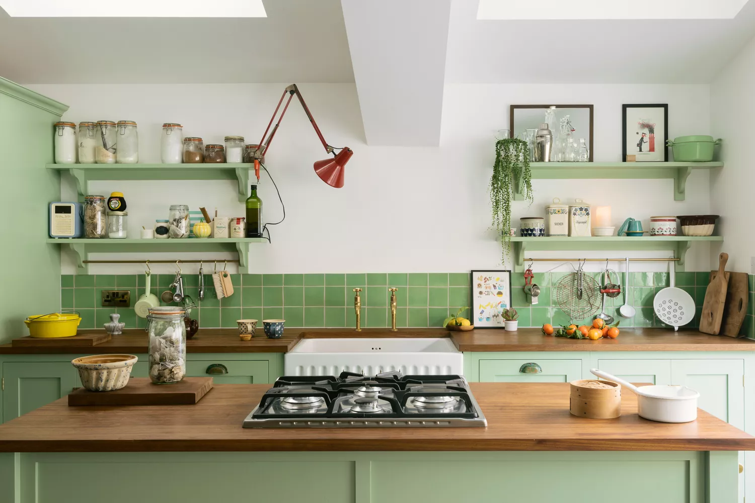 Green Kitchen Cabinet From China