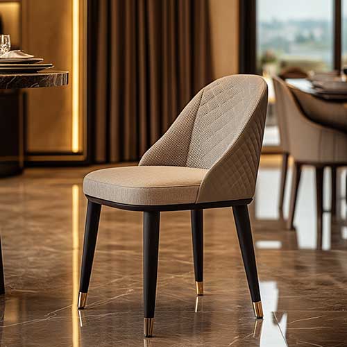 Fabric dining chair