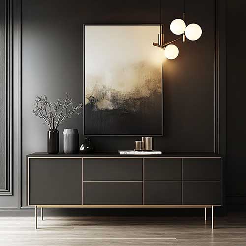 Modern Metal Sideboard