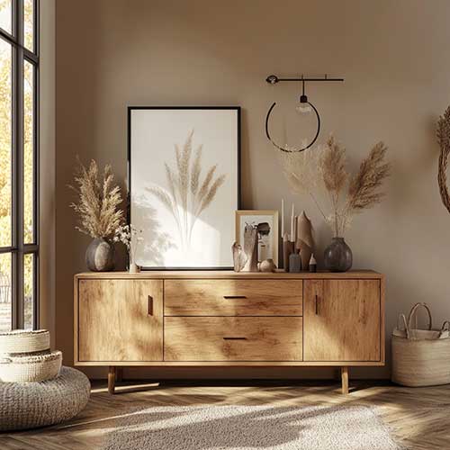 Modern Wood Sideboard