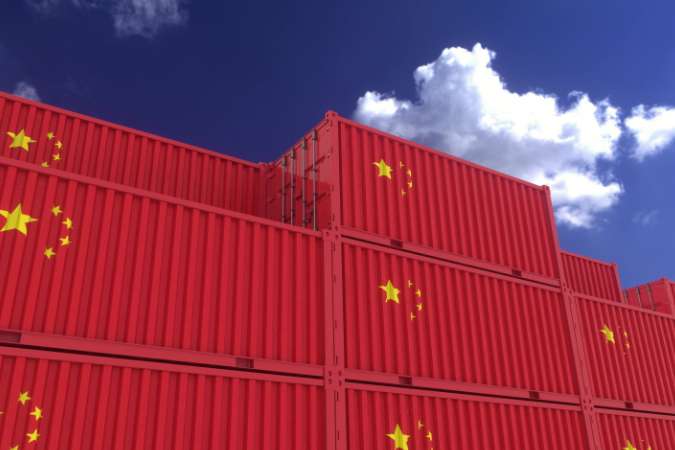 Chinese Containers ready for Shipping