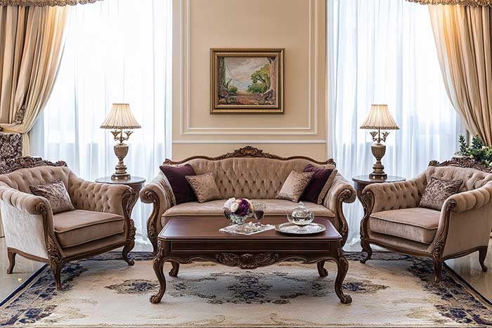 Fabrics and Leather of hotel furniture