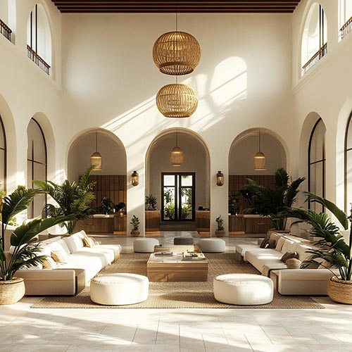 Mediterranean theme style hotel