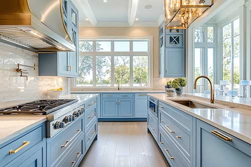 Villa Blue Kitchen Solution
