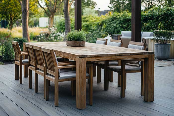 Eco-friendly Solid Wood Outdoor Furniture