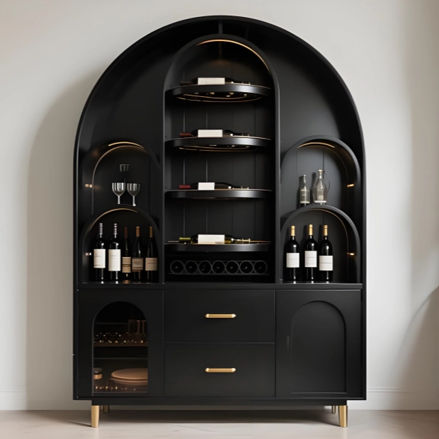 Black Bar Cabinet From China