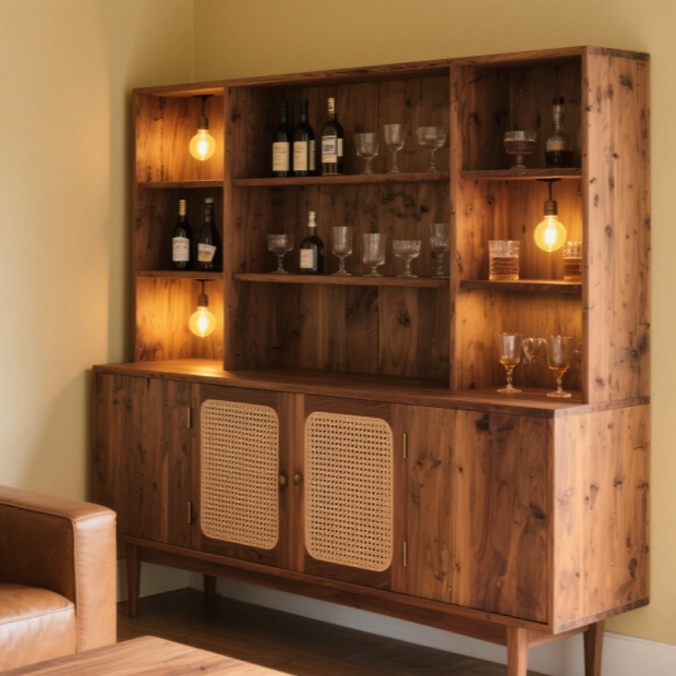 Mid Century Bar Cabinet From China