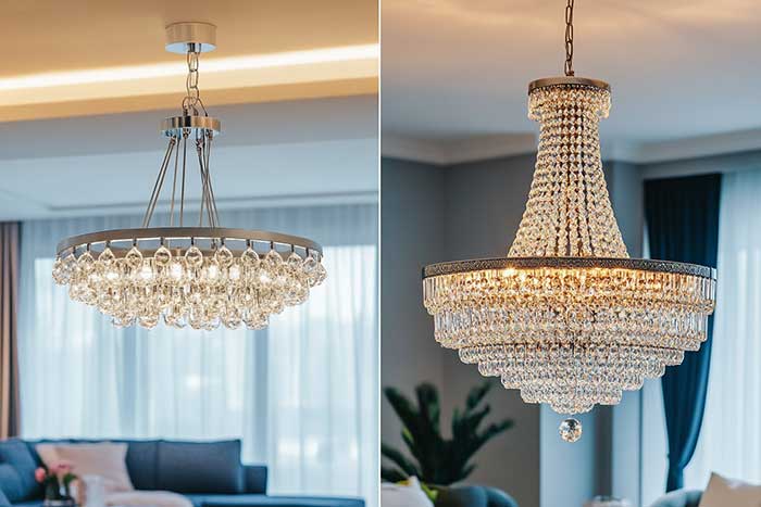 Chandeliers Material Care