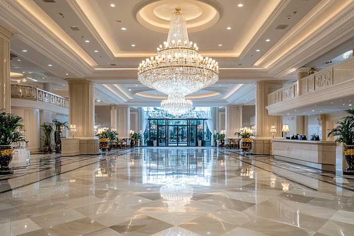 Hotel Lobby Chandelier Solution