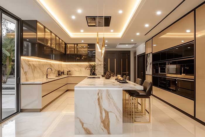 Ceiling lamp for luxury kitchen