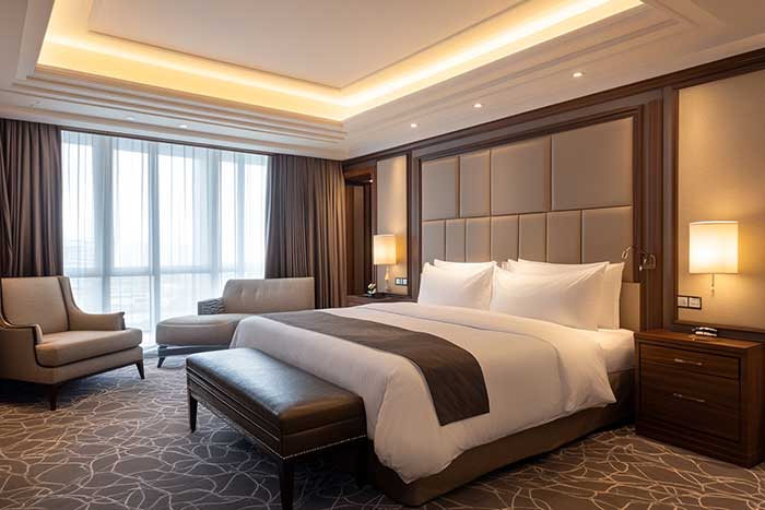 Ceiling lamp for star hotel