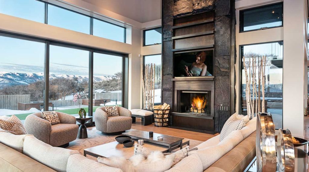 Coordinated whole-house furniture for a residential project