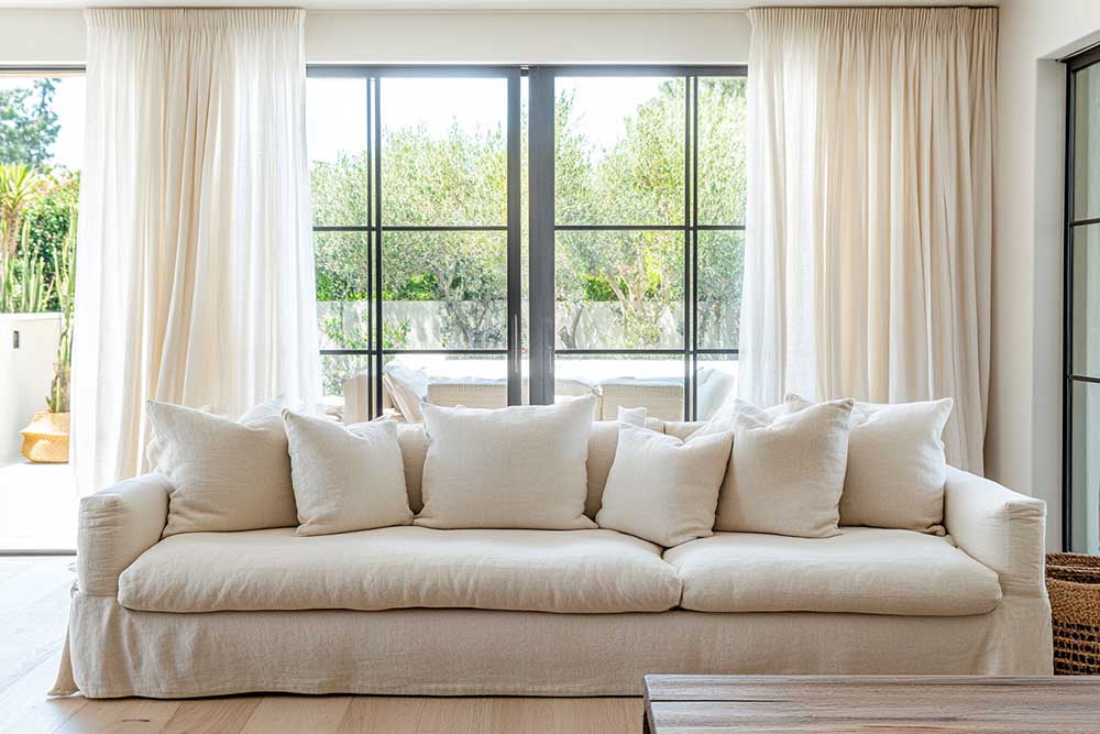 LA Residence Chenille Sofa